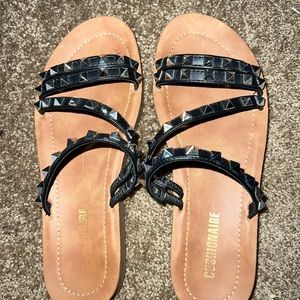 Studded sandals